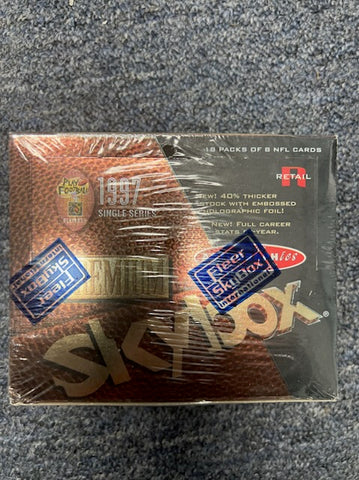 1997 NFL Skybox Premium Football Factory Sealed Box of Cards
