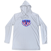 O-D Bowl Performance Long Sleeve Hooded T-Shirt — Center Logo