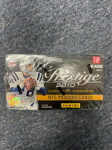 2010 NFL Prestige Football Factory Sealed Box of Cards