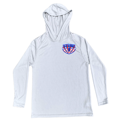 O-D Bowl Performance Long Sleeve Hooded T-Shirt — Corner Logo