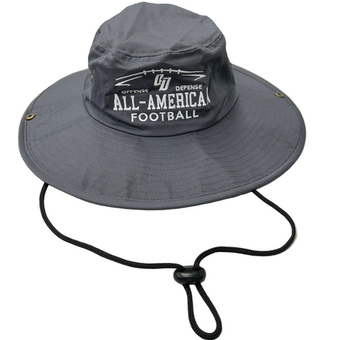O-D All-American Football Wide Brim Bucket Hat