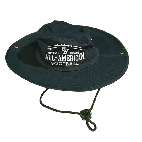 O-D All-American Football Wide Brim Bucket Hat