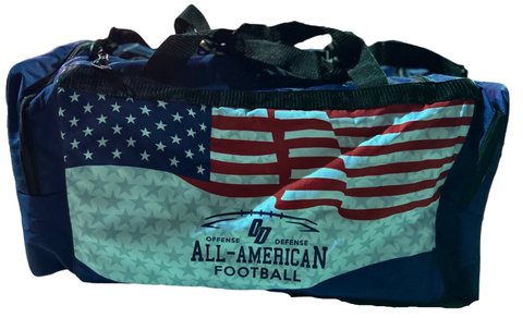 O-D All-American Football "Stars & Stripes" Duffle Bag