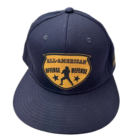 O-D All-American Shield Patch Flat Bill Snapback Hat