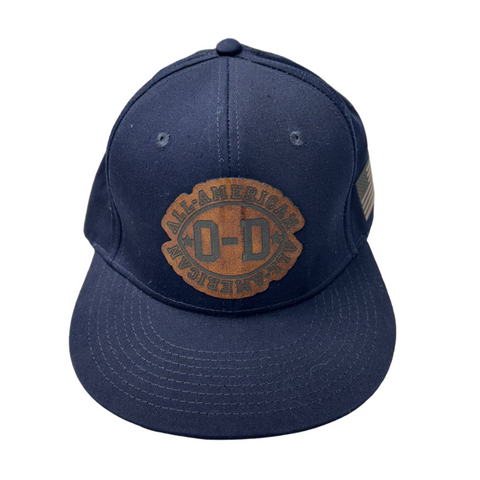 O-D All-American Football Patch Flat Bill Snapback Hat