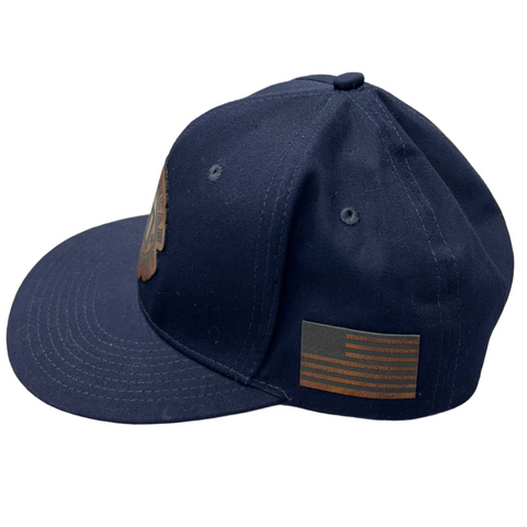 O-D All-American Football Patch Flat Bill Snapback Hat