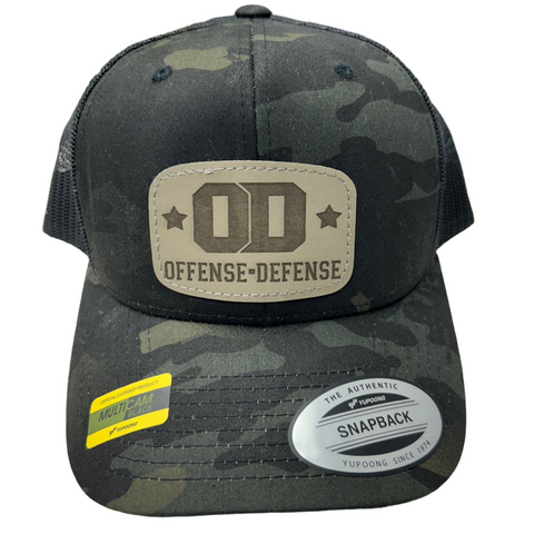 O-D Camo Snapback Mesh Trucker Hat