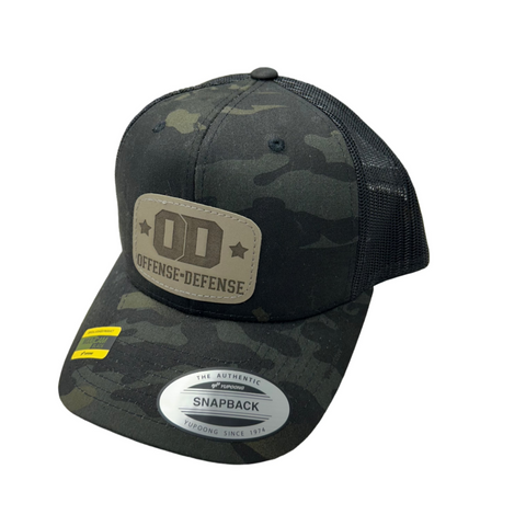 O-D Camo Snapback Mesh Trucker Hat