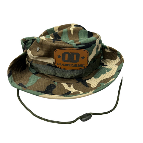 O-D All-American Bowl Camo Bucket Hat (Rounded Square Patch)