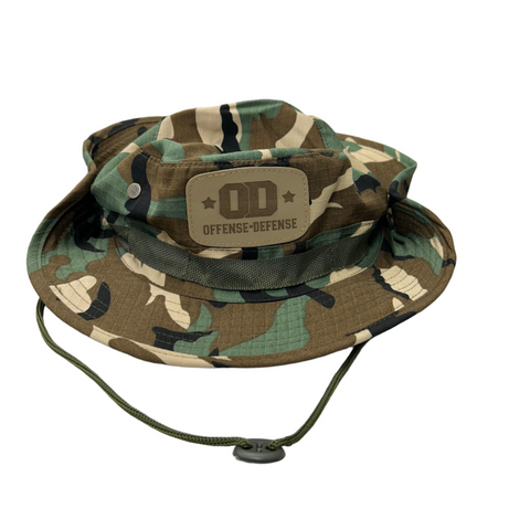 O-D All-American Bowl Camo Bucket Hat (Rounded Square Patch)
