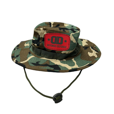 O-D All-American Bowl Camo Bucket Hat (Rounded Square Patch)