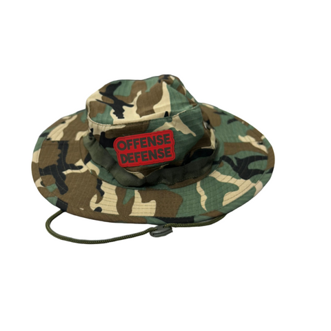 O-D Offense Defense Patch Camo Bucket Hat