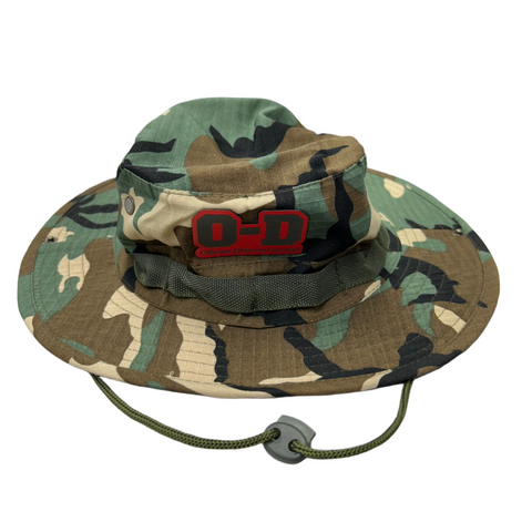 O-D Red Patch Camo Bucket Hat