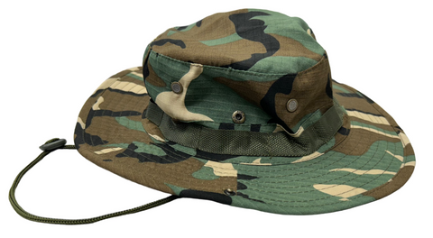 O-D Red Patch Camo Bucket Hat