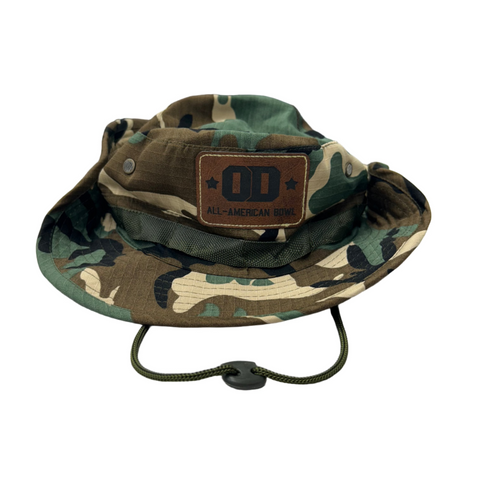O-D All-American Bowl Square Patch Camo Bucket Hat