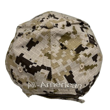 Digital Camo American Flag Adjustable Hat