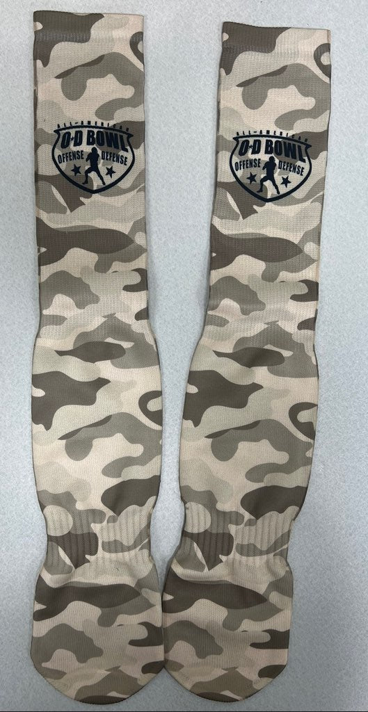 O-D Logo Adult Camo Socks - Main Image