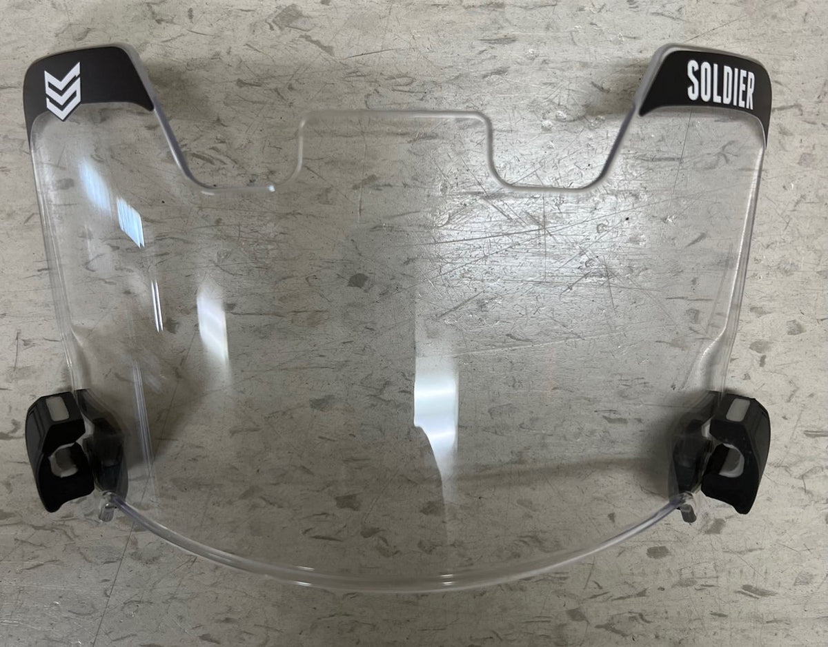 Soldier Clear Visor – Offense-Defense Sports